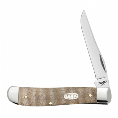 Нож перочинный Natural Curly Maple Wood Mini Trapper + зажигалка 207 ZIPPO 50606_207 